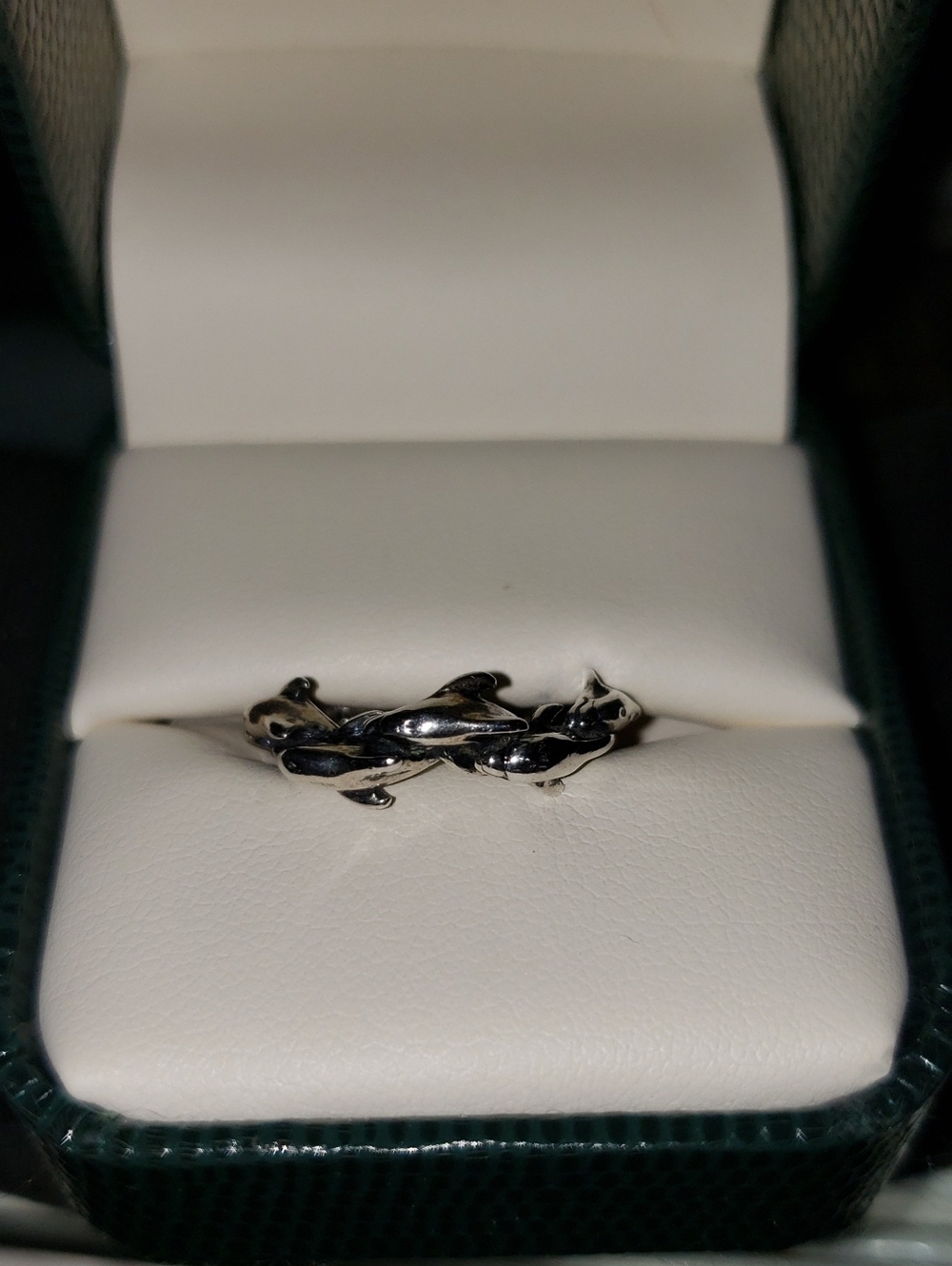 Sterling Wave Band Ring in Silver - Ocean-Inspired Design